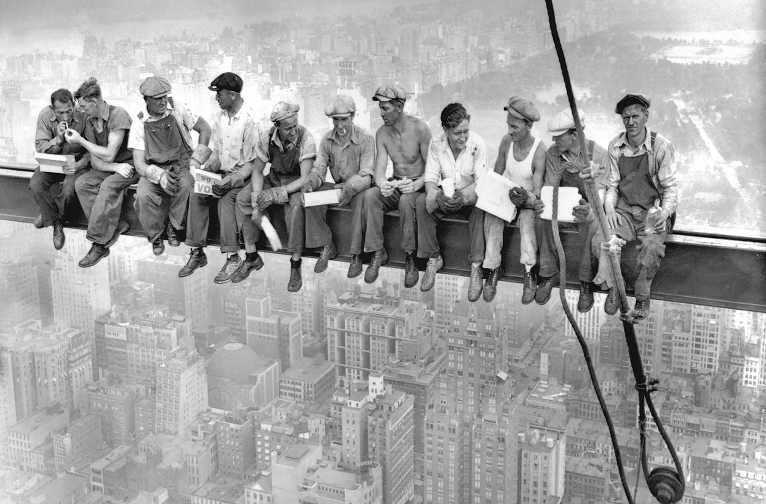 ESB Construction Men on Bar