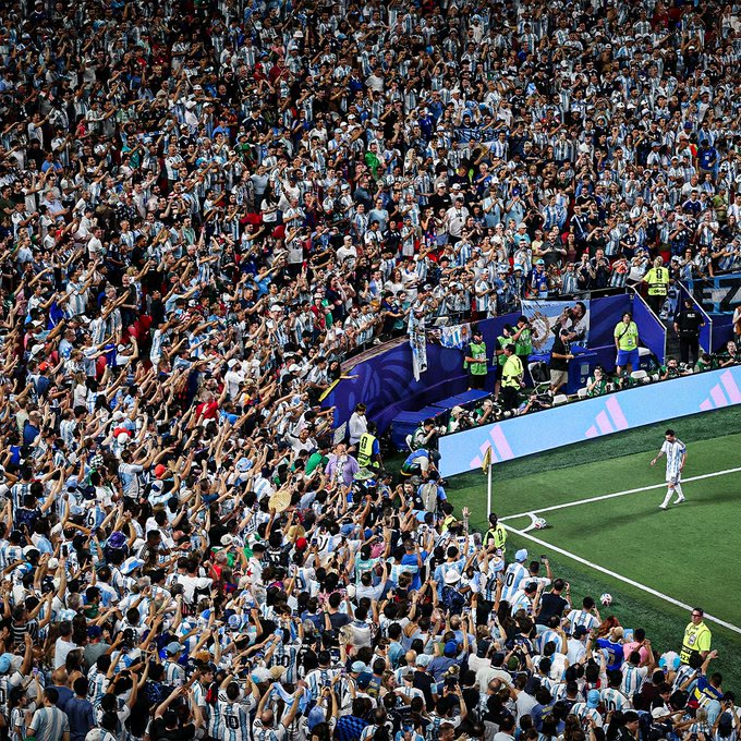 Messi after scoring a hattrick against Algeria, 16th June 2026