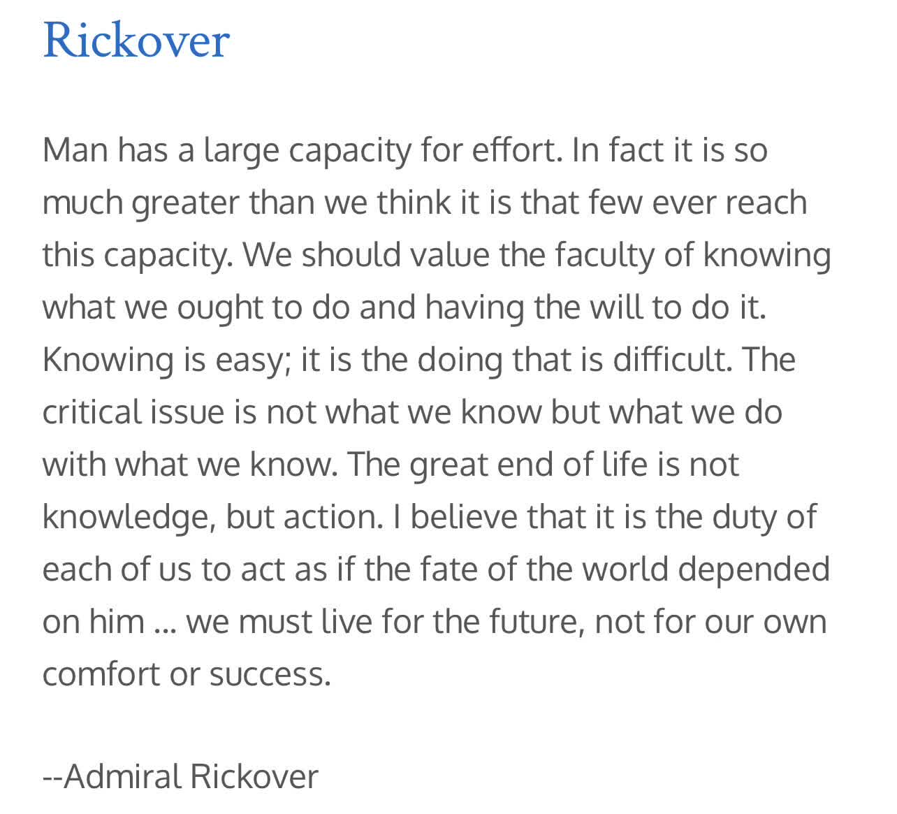 Rickover