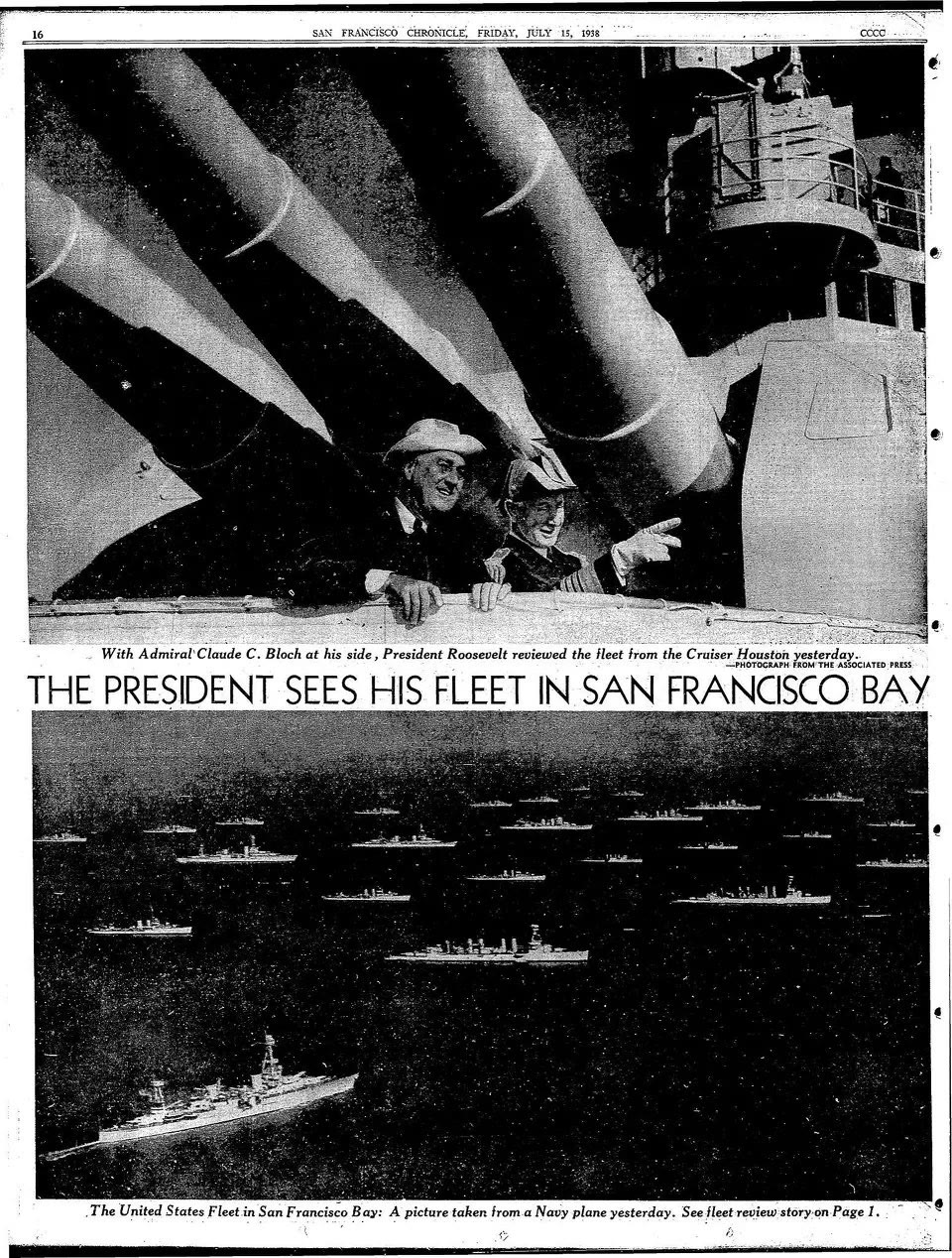 The President Sees His Fleet In San Francisco